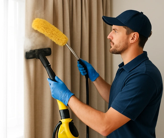 Trusted blind cleaning technician Matty Curtain Cleaning ellis-lane-nsw QLD